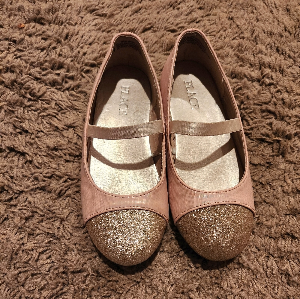 Children's Place, Size 11, pink /gold